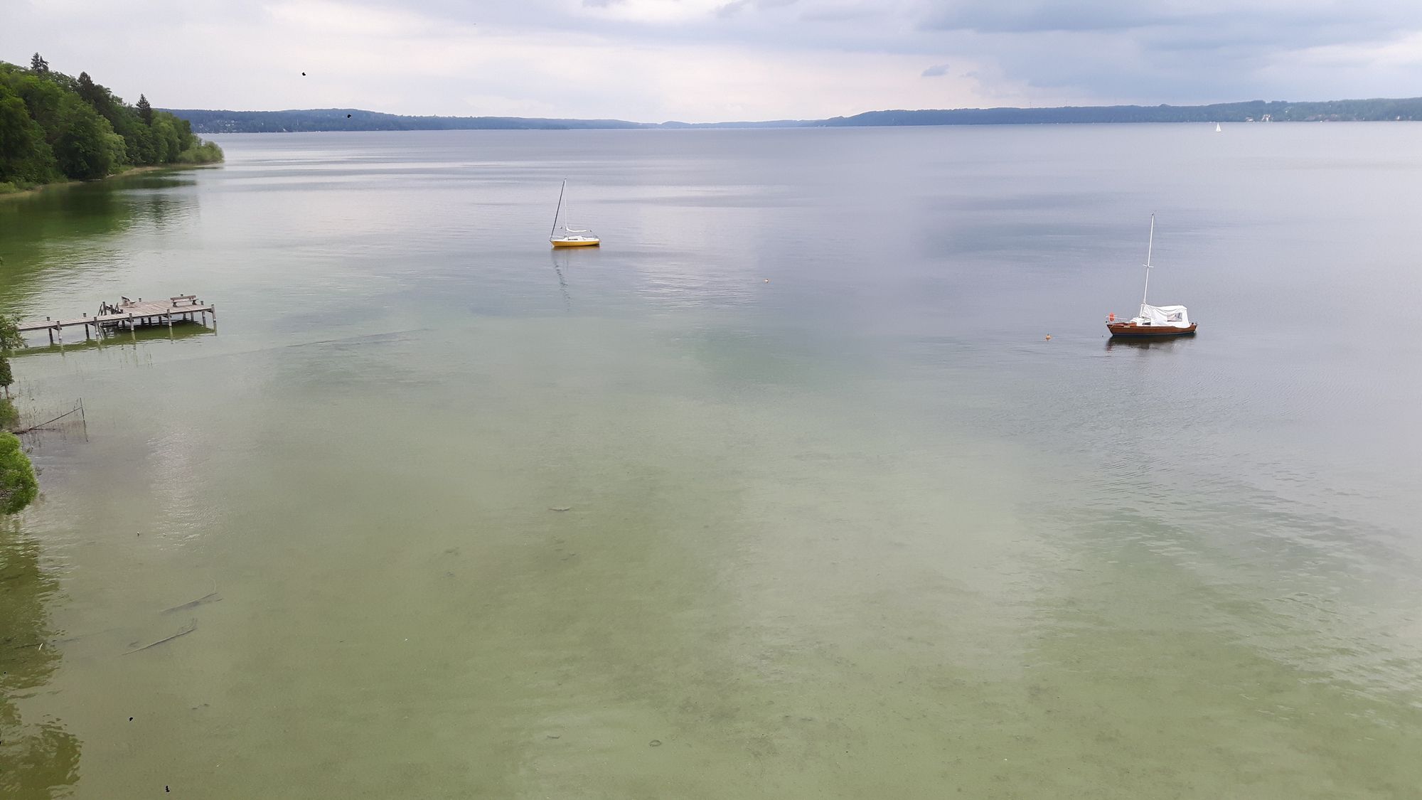 Panorama Blick auf Starnbergersee