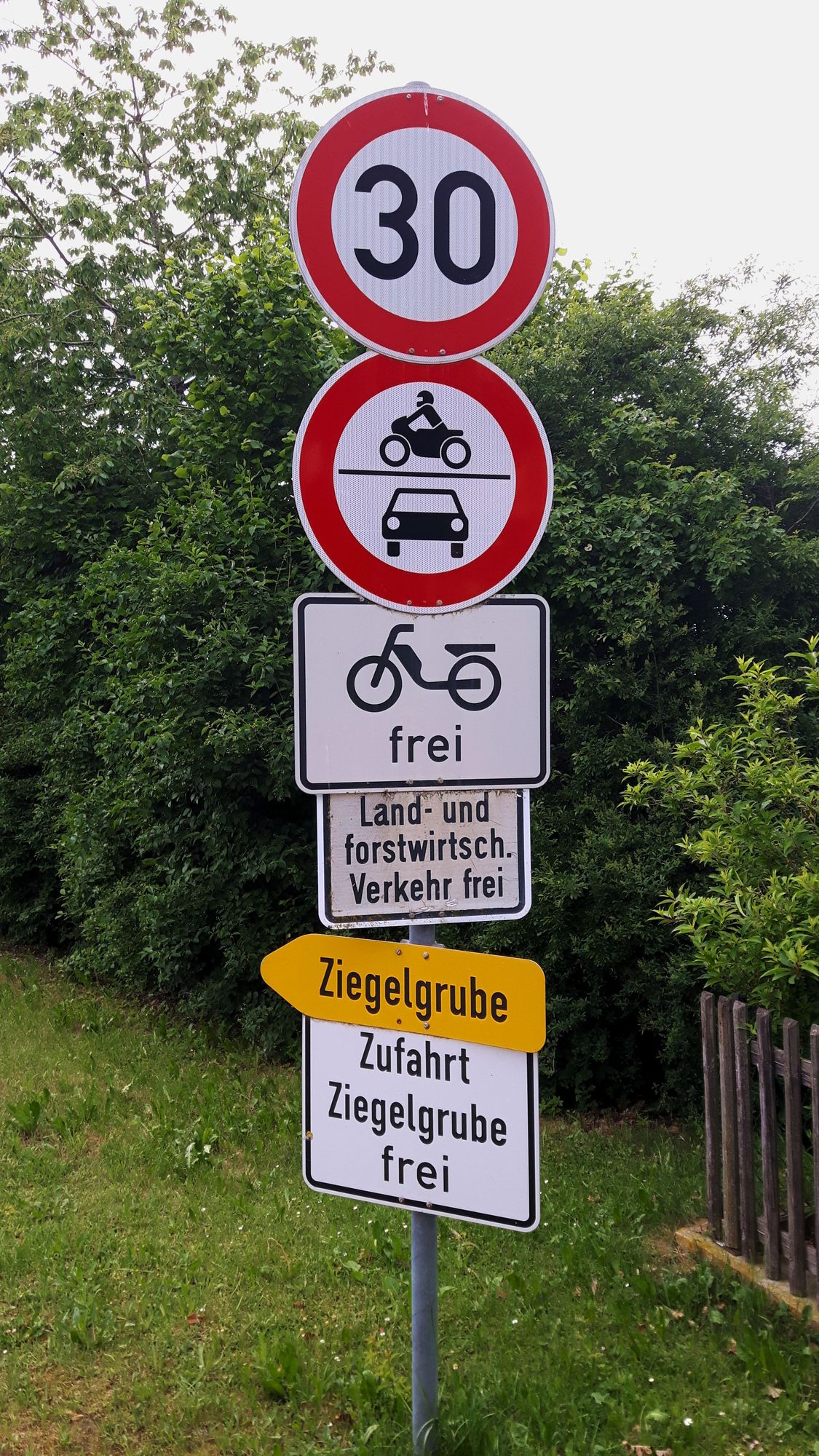 Hinweisschilder: was jetzt?