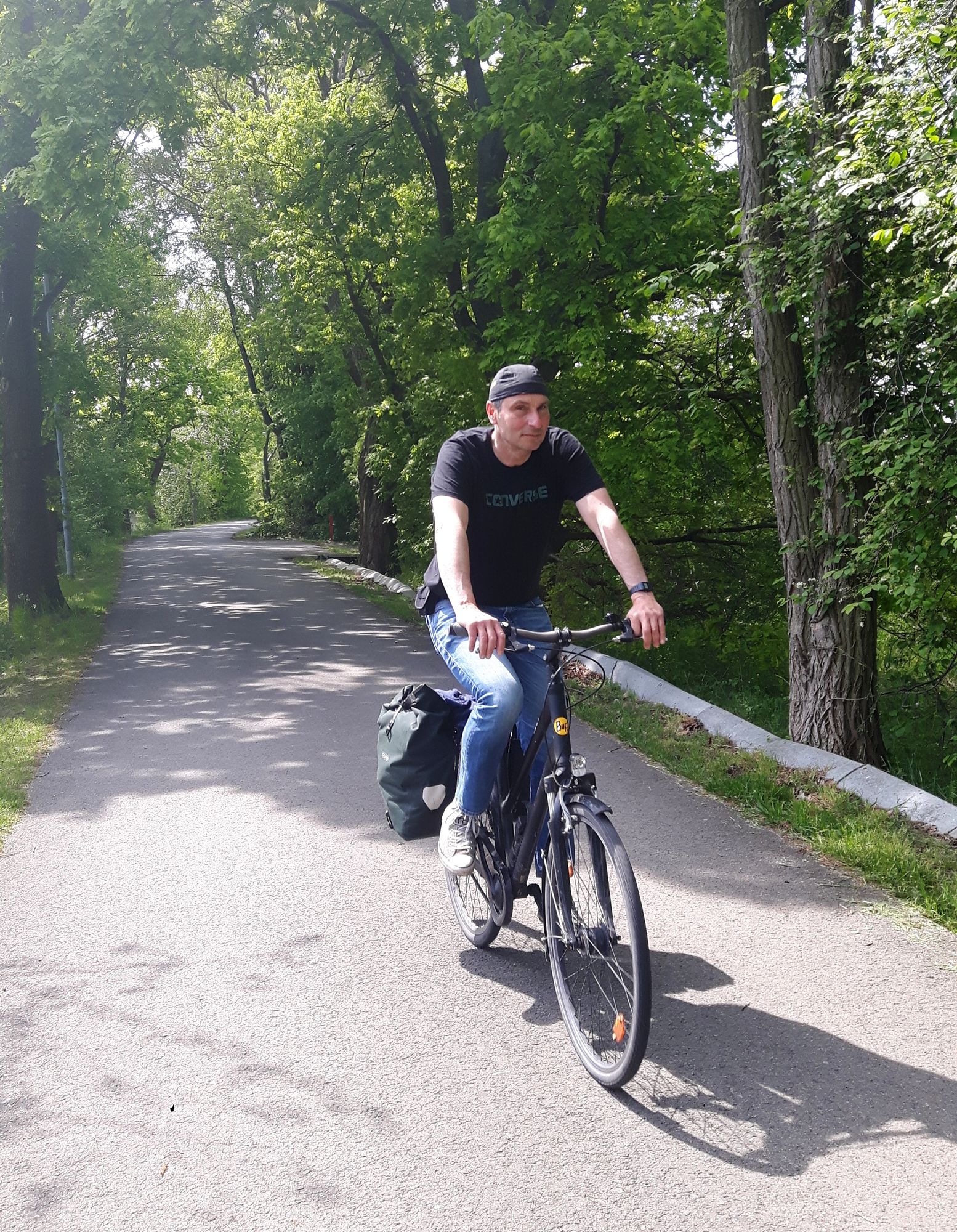 Spreewald Dirk auf dem Rad