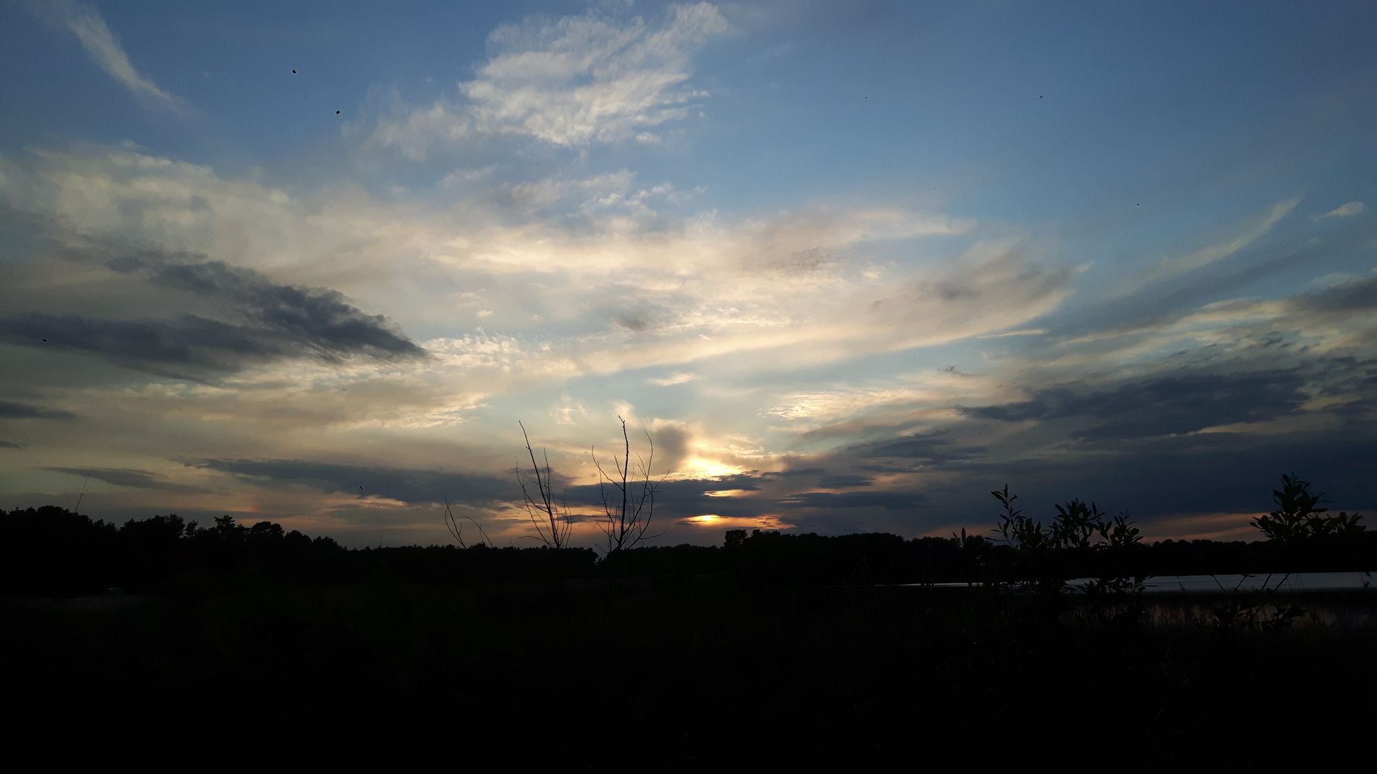 Sonnenuntergang am Bernsteinsee