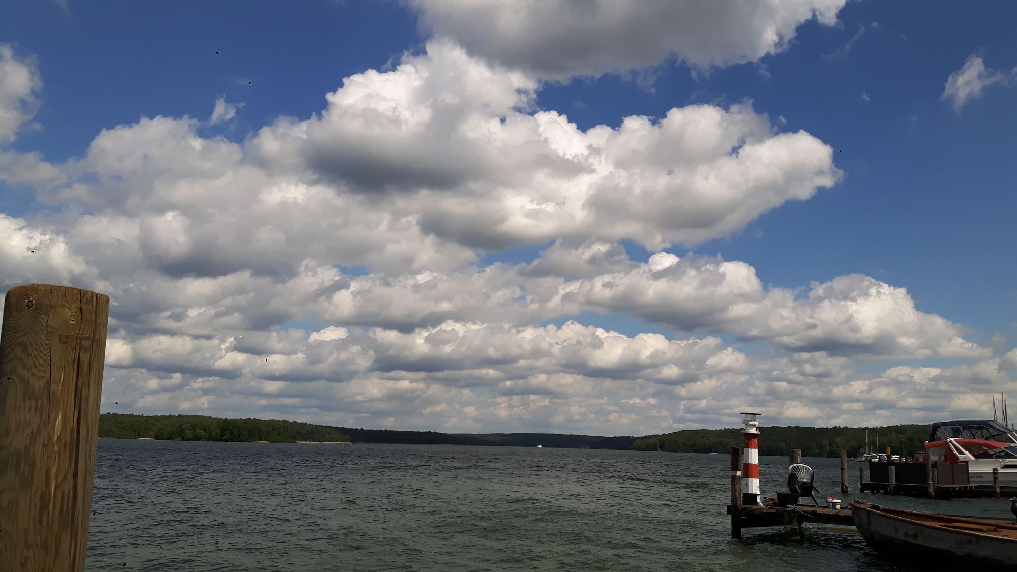 Restaurantsteg am Werbellinsee vom Fischerhaus