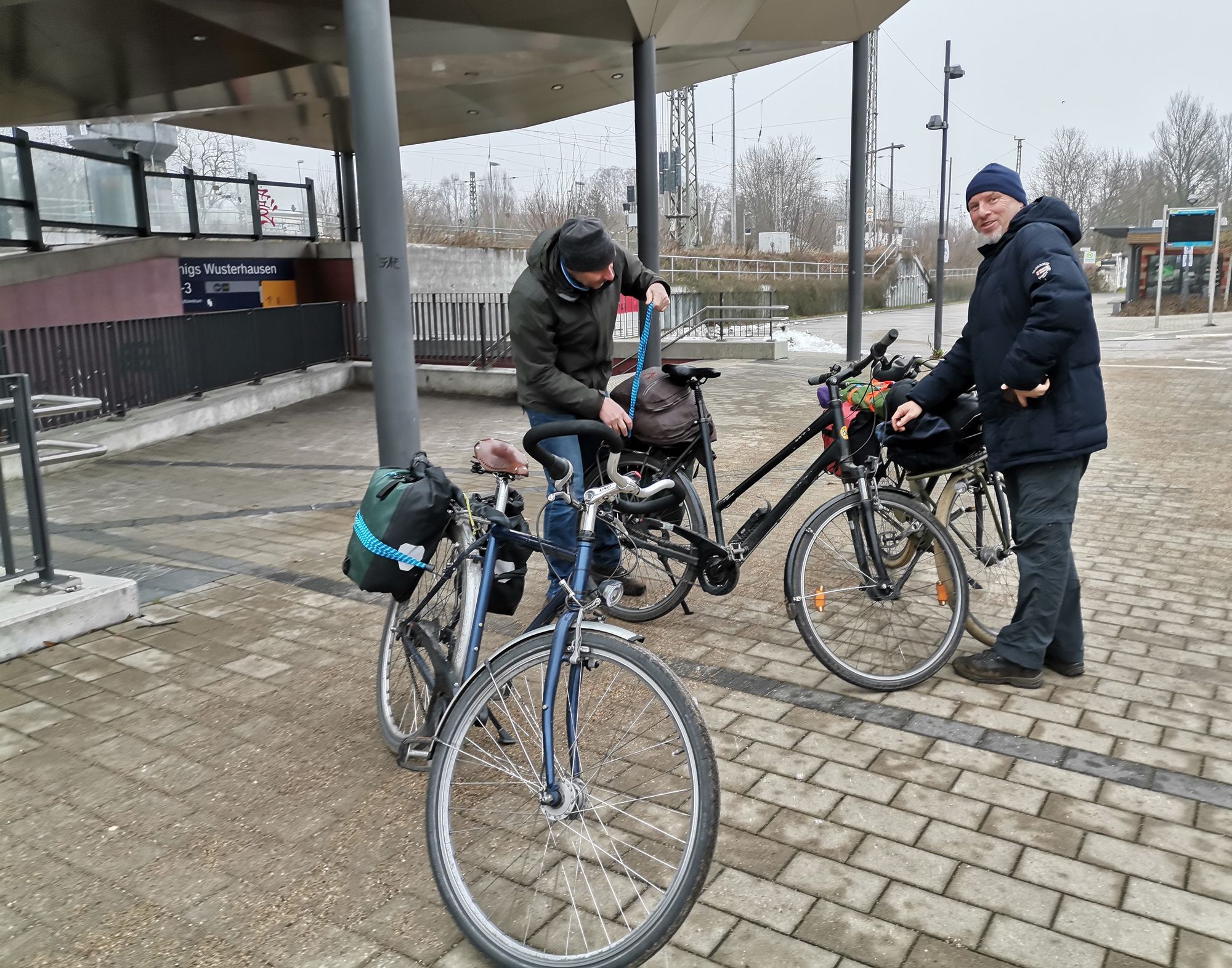 Start am Bahnhof Königs Wusterhausen