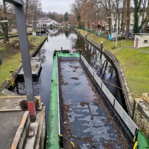 Kahn an der Schleusenbrücke Königs Wusterhausen