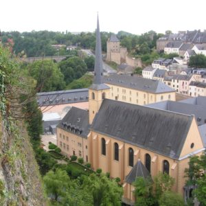 Luxemburg Stadt Blick von oben