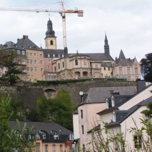 Luxemburg Stadt von unten