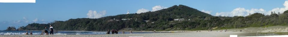 Baryon Bay beach panorma view cropped