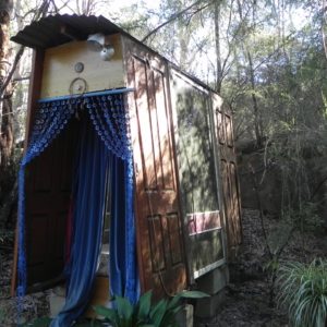 White Gums Community wooden hut