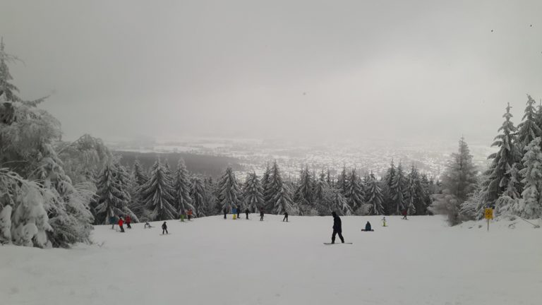 2017 01 Snowboarden in Liberec Tschechien