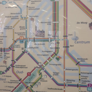 U-Bahn Plan Amsterdam