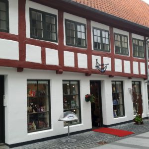 Fachwerkhaus in der Altstadt von Aalborg