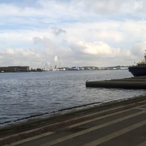 am Hafen von Aalborg