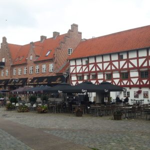 Marktplatz in der Altstadt von Aalborg