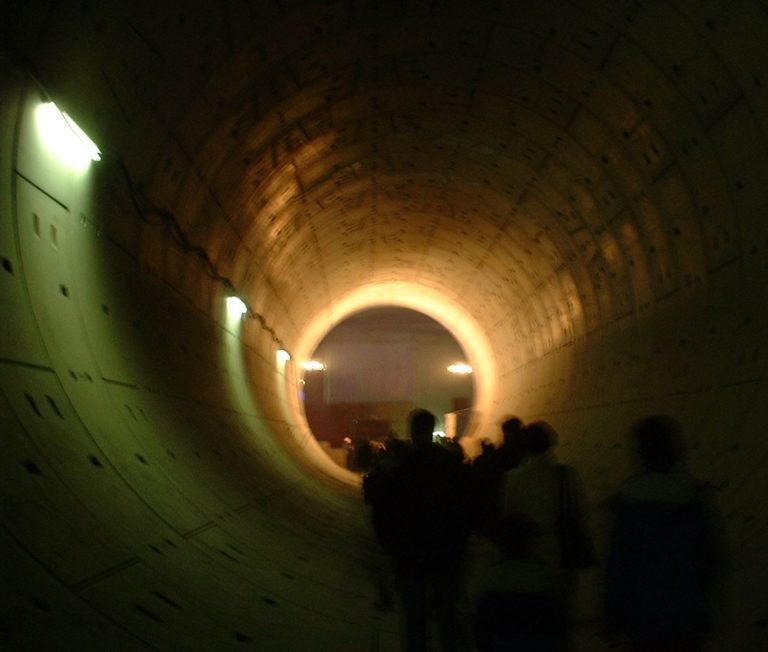 2002 01 Tunnel Besichtigung Potsdamer Platz