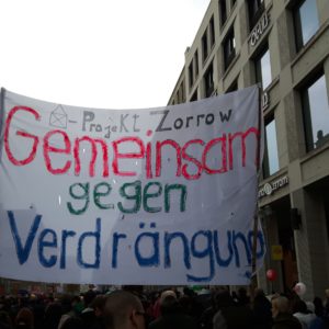Demonstration "Gemeinsam gegen Verdrängung"
