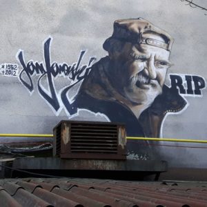 Graffito Jon Jaworski RIP 2012