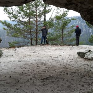 Felsen Durchbruch Dirk und Tobias
