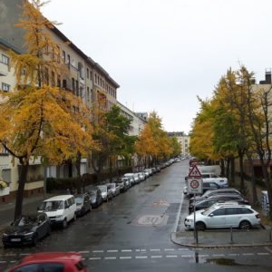Blick in die Wartenburgstraße von der Möckernstraße