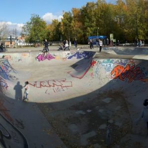 Panorama Skater-Park im Gleisdreieck Park