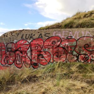 Fanö Strand Bunker Graffiti