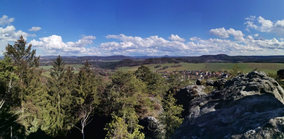 Panoramablick vom Papststein Richtung Winterstein