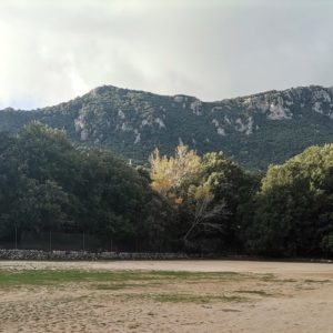 Fußballplatz am Kloster Lluc
