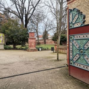 Parkeingang in Neuruppin