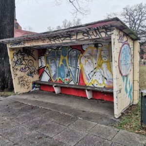 Bushaltestelle DDR-Beton Charme in Neuruppin