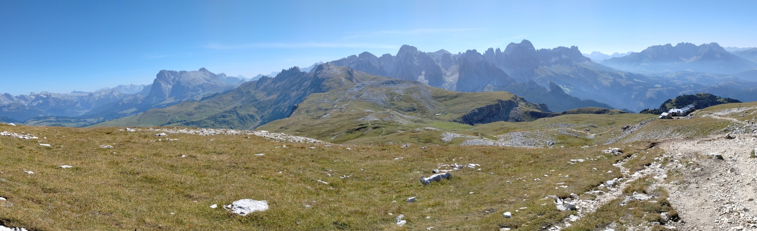 2023 09 Bergtour auf den Schlern von der Saltner Hütte auf das Rif. Monte Pez