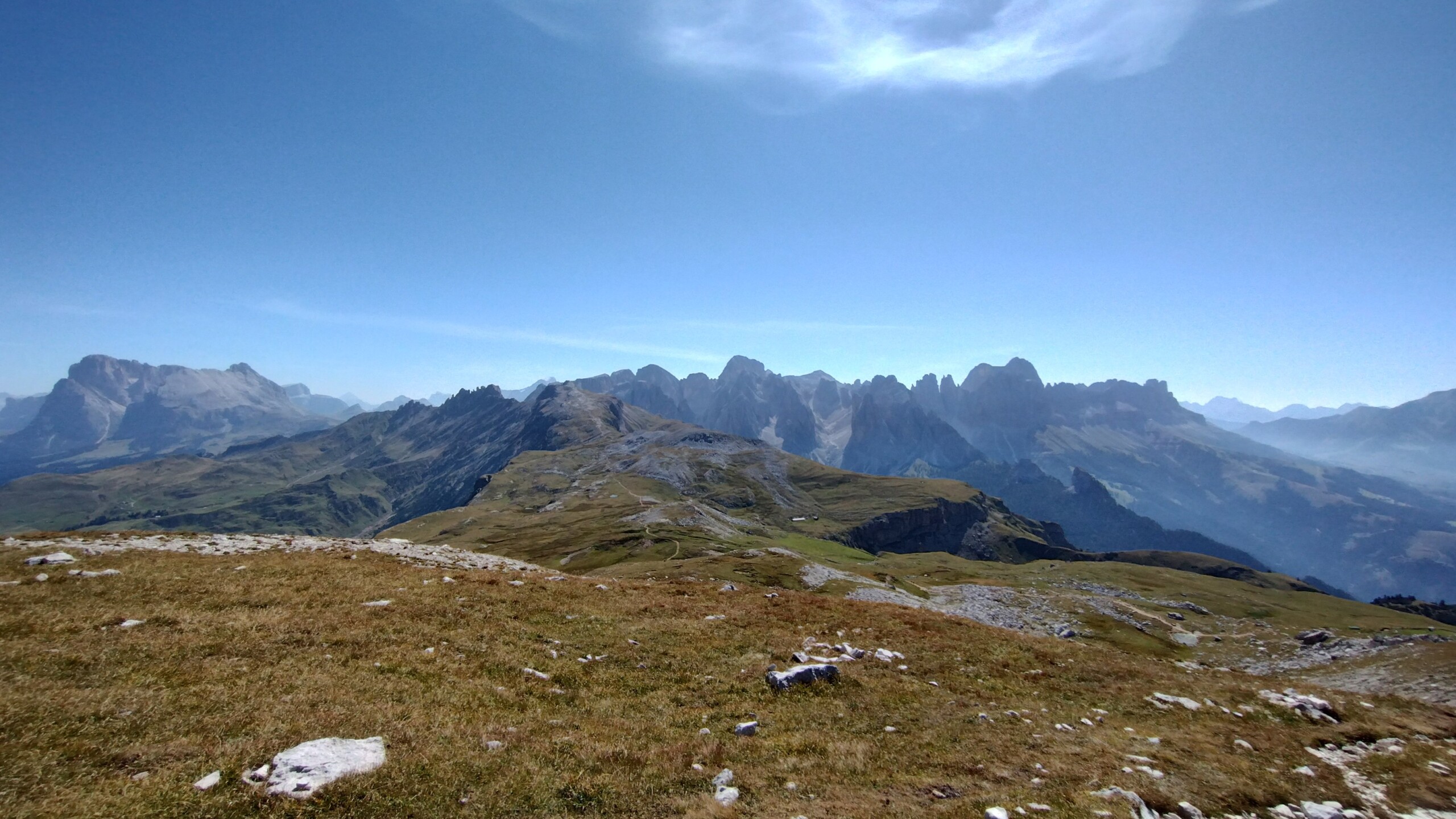 Blick vom Schlern in den Rosengarten