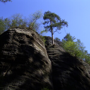 Wanderung in TSCHECHIEN von Hrensko Felswände