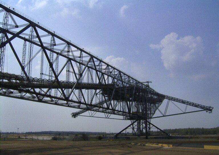 2004 Förderbrücke F60 Besucherbergwerk Lichterfeld