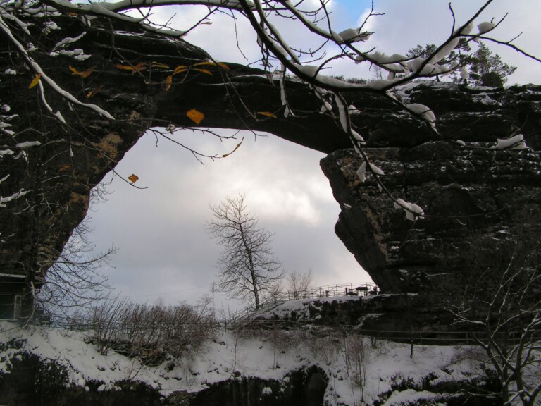 2004 Wanderung von Hrensko zum Prebitschtor über Mezni Louka