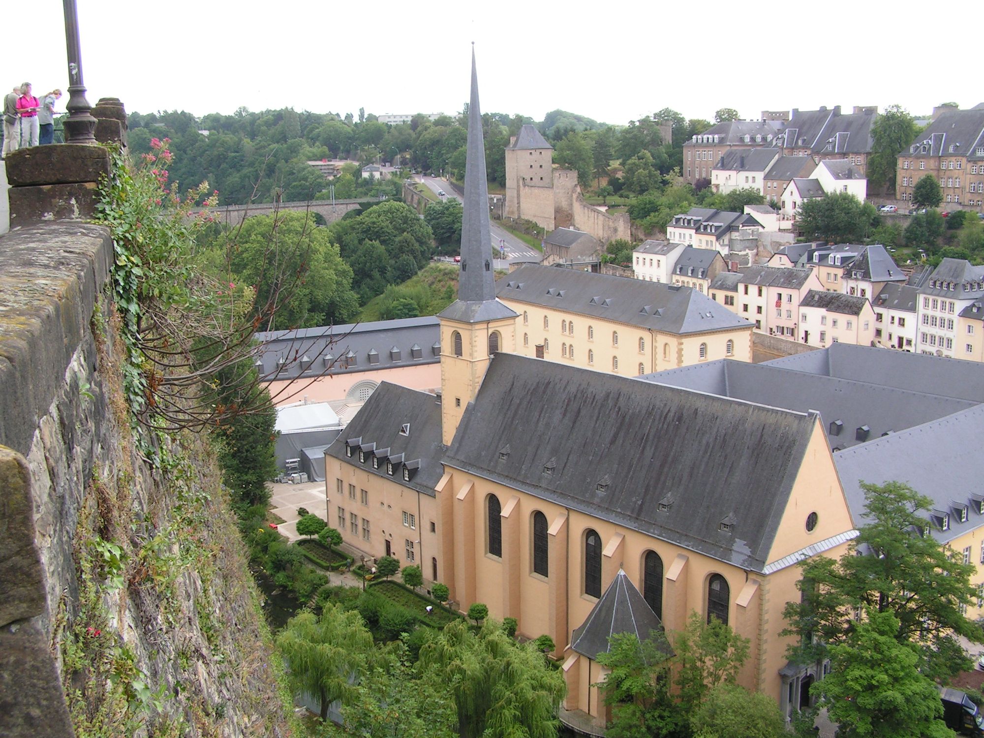 Luxemburg Stadt Blick von oben