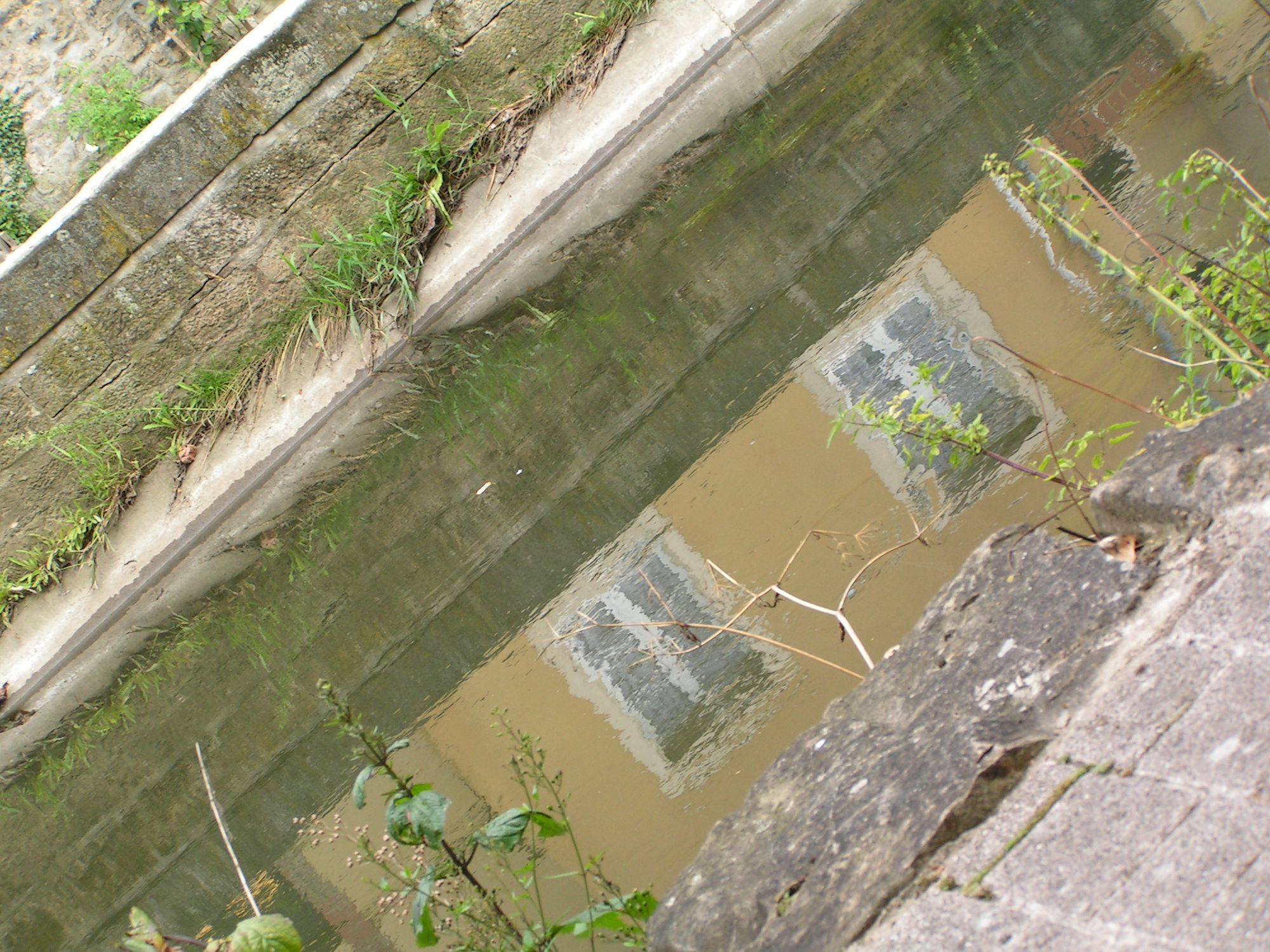 Luxemburg Stadt Wasserspiegelung