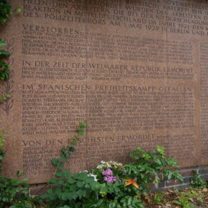 Zentralfriedhof Friedrichsfelde Gedenkstätte der Kommunisten