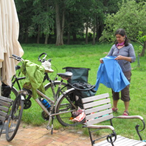 Die Räder packen