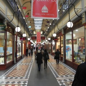 Shopping mall central markets Adelaide