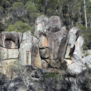 Rock formation at Crows creek