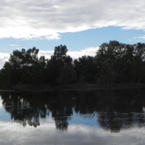 Water reservoir in Cobar