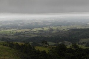 Millaa Millaa lookout bad weather moving in