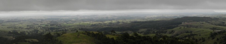 Millaa Millaa lookout bad weather moving in