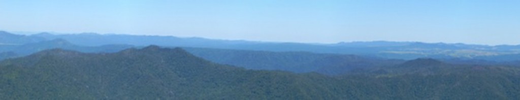 Landscape panorama view cropped