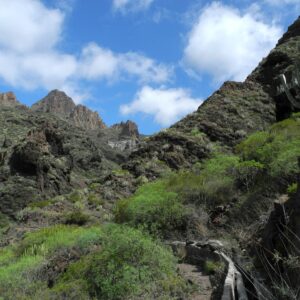 Felsenwände im Barranco Seco