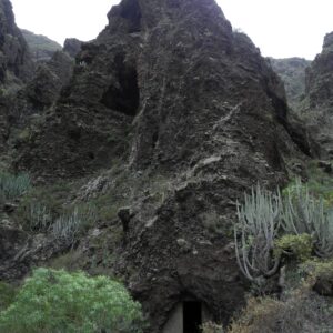 Eingang zum zweiten Tunnel vom Barranco Seco