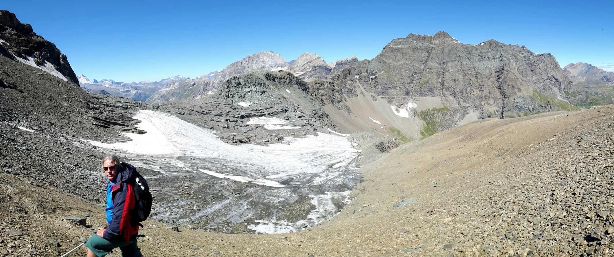 Panorama Ghiacciaio della Losa