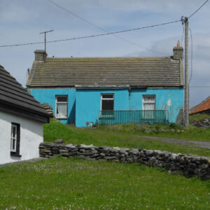 Typisch irisches Küstenhaus Castlegregory Küstenspaziergang