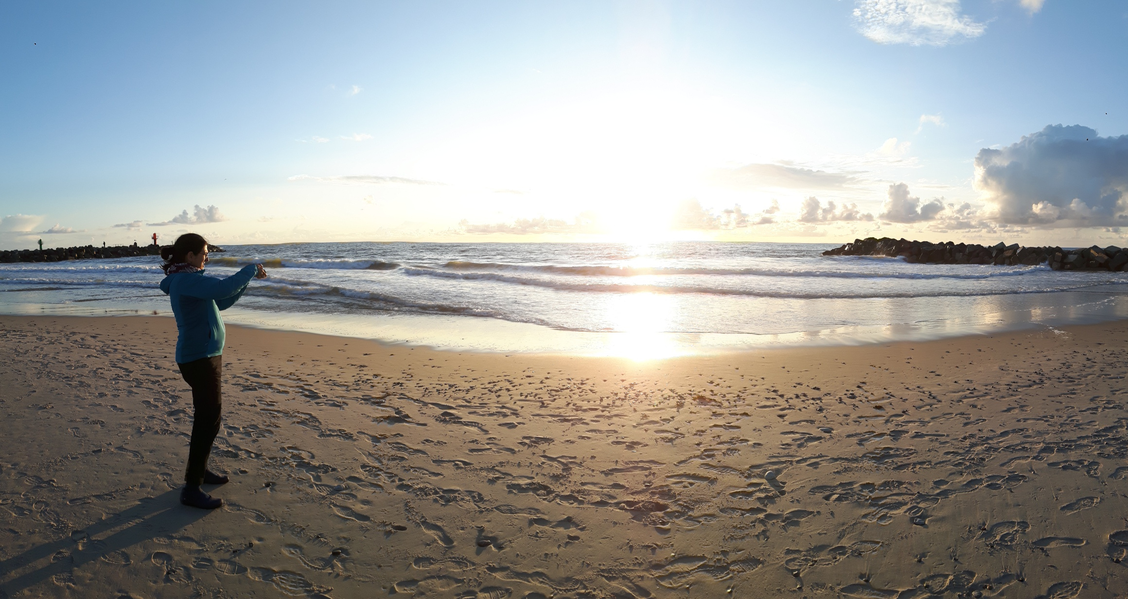 2017 09 Strand Abendspaziergang Thorsminde Dänemark