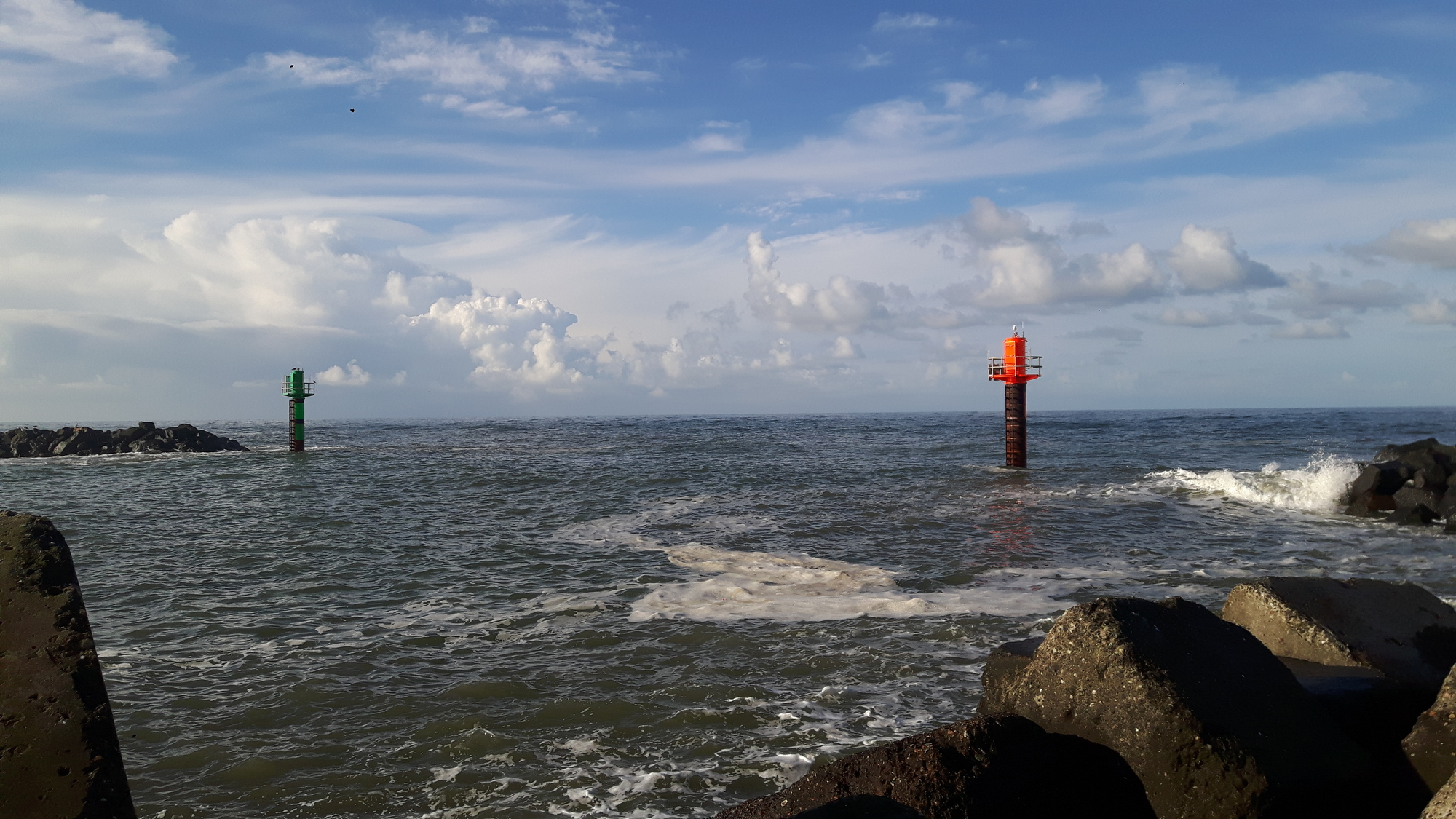 Hafeneinfahrt von Thorsminde