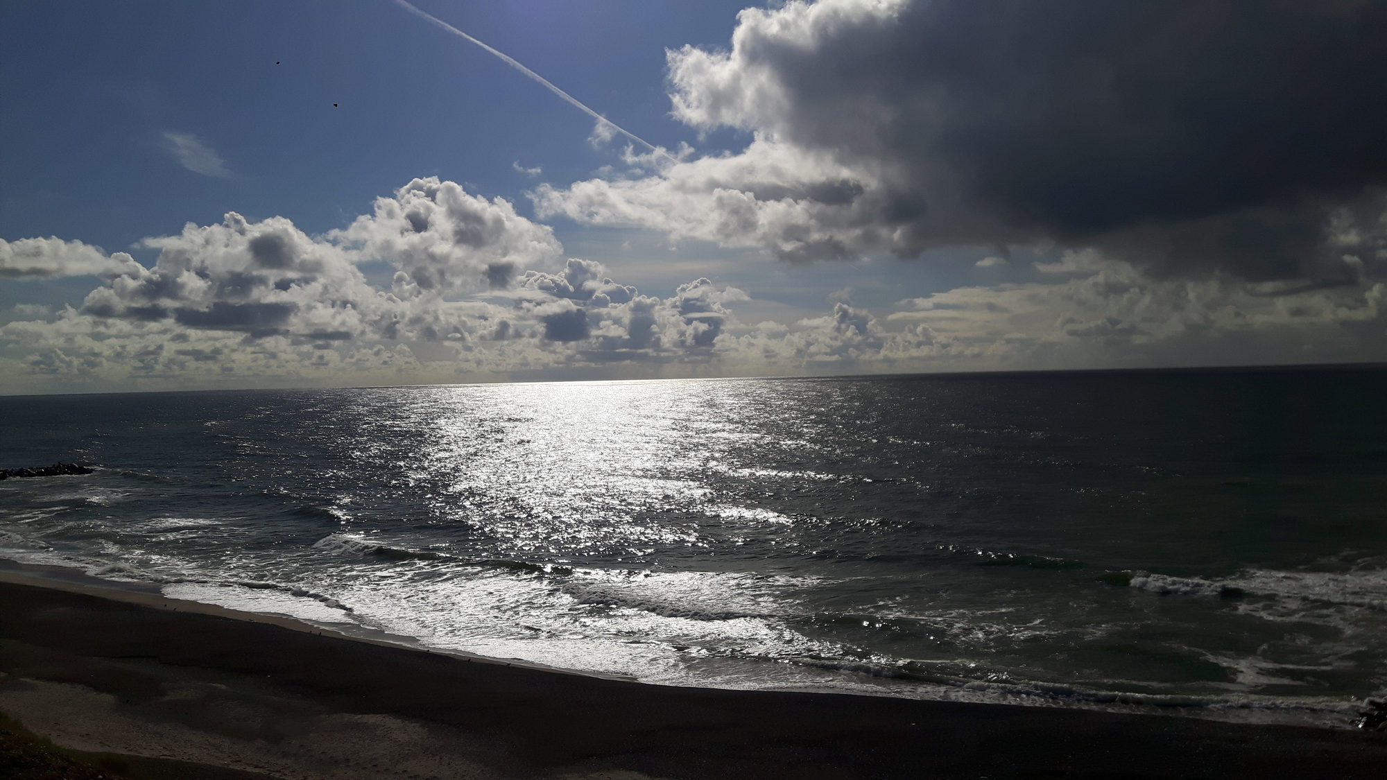 Strand Wolken Sonne Thorsminde Dänemark