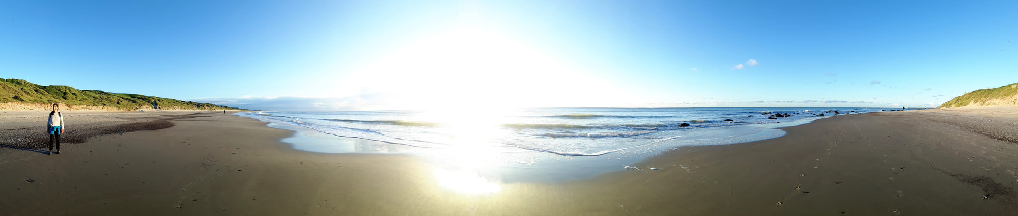 2017 09 Hirtshals Strand Abends